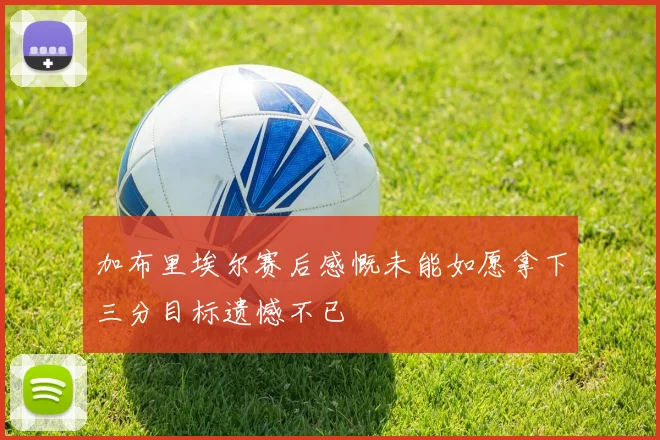 加布里埃尔赛后感慨未能如愿拿下三分目标遗憾不已